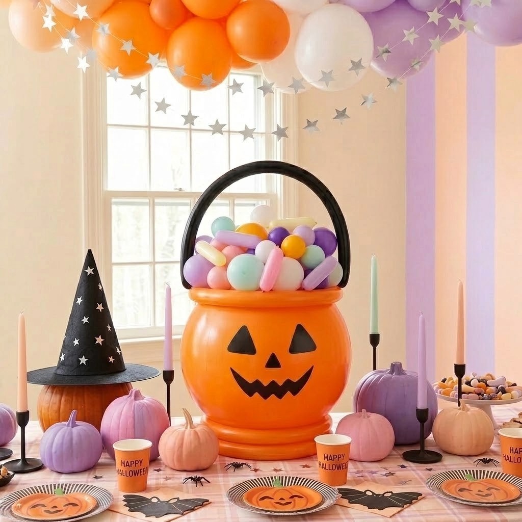 Balloon Creation Kit - Trick-or-Treat Pumpkin Basket