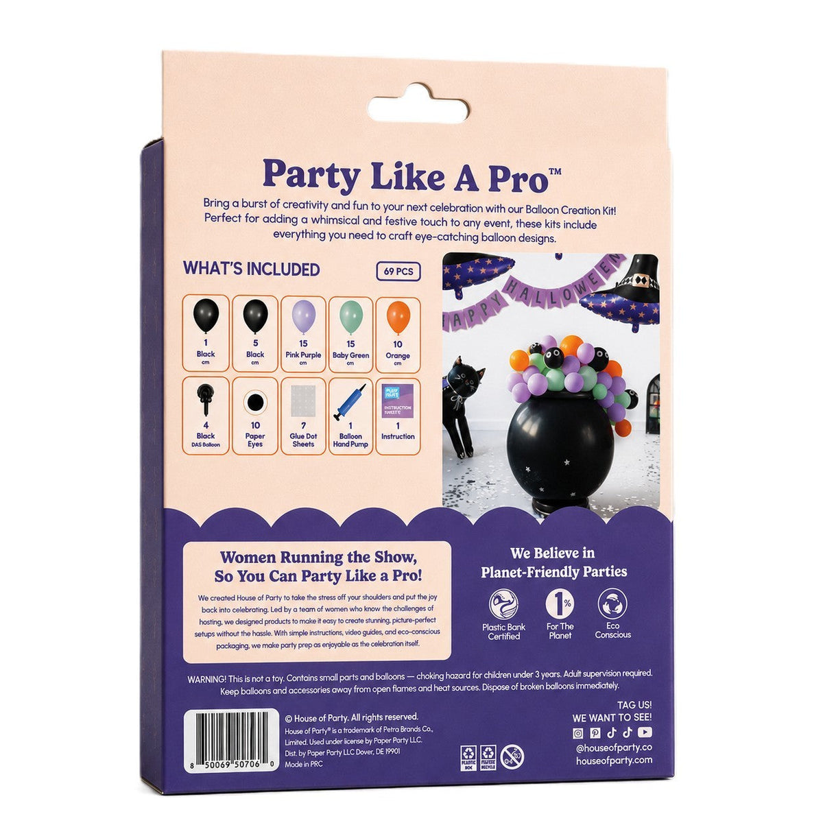 Balloon Creation Kit - Witch's Cauldron