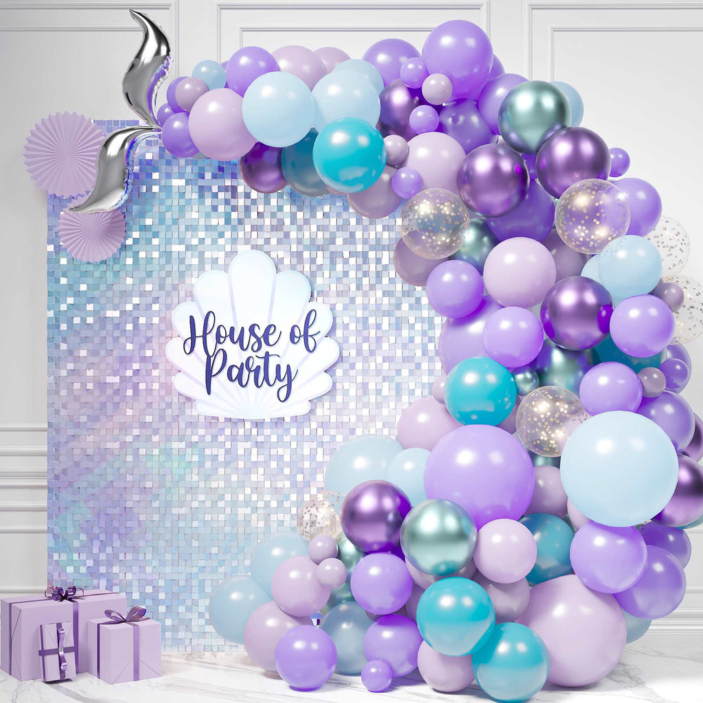Mermaid Balloons Garland Kit by House of Party 
