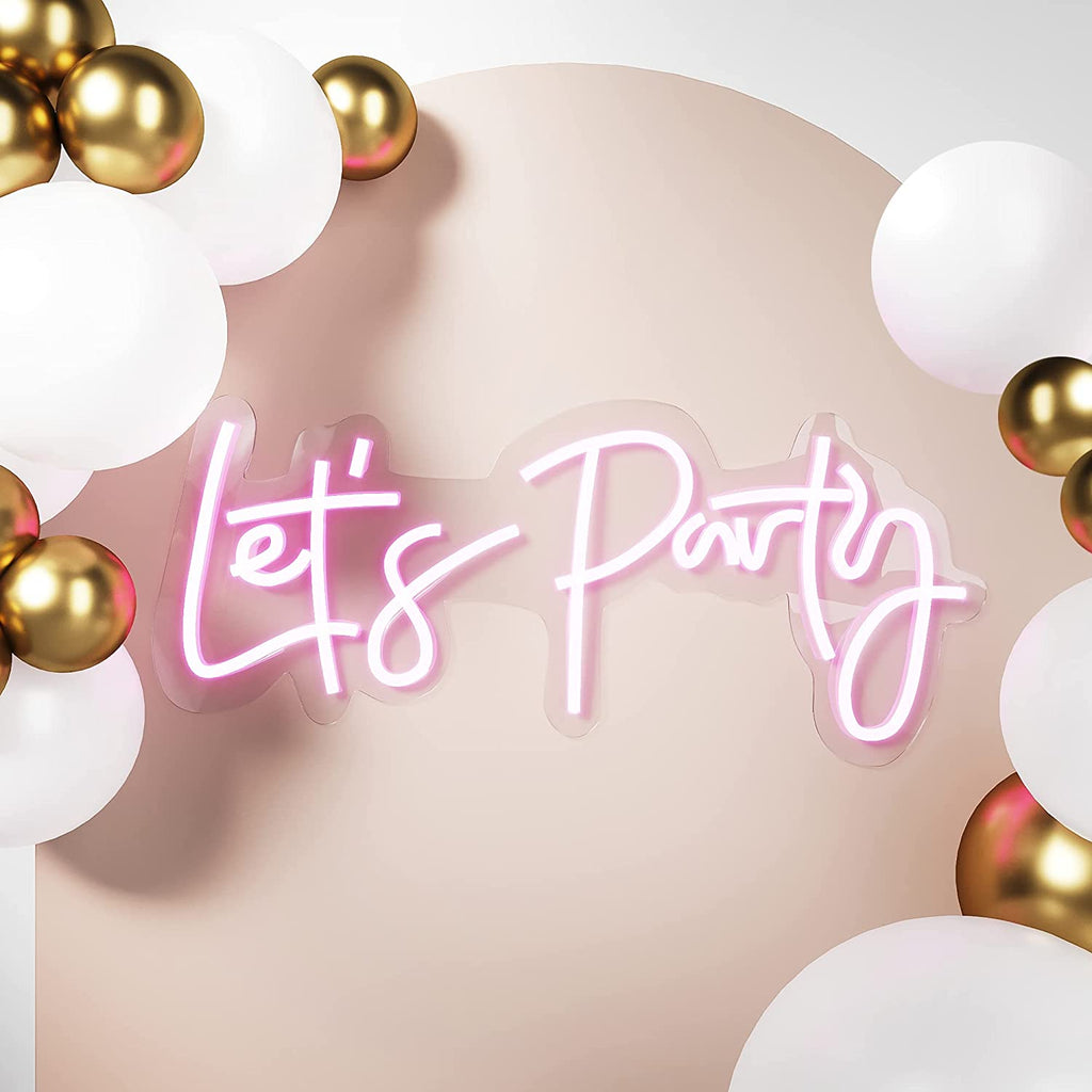 Let's Party  Neon Sign - House of Party