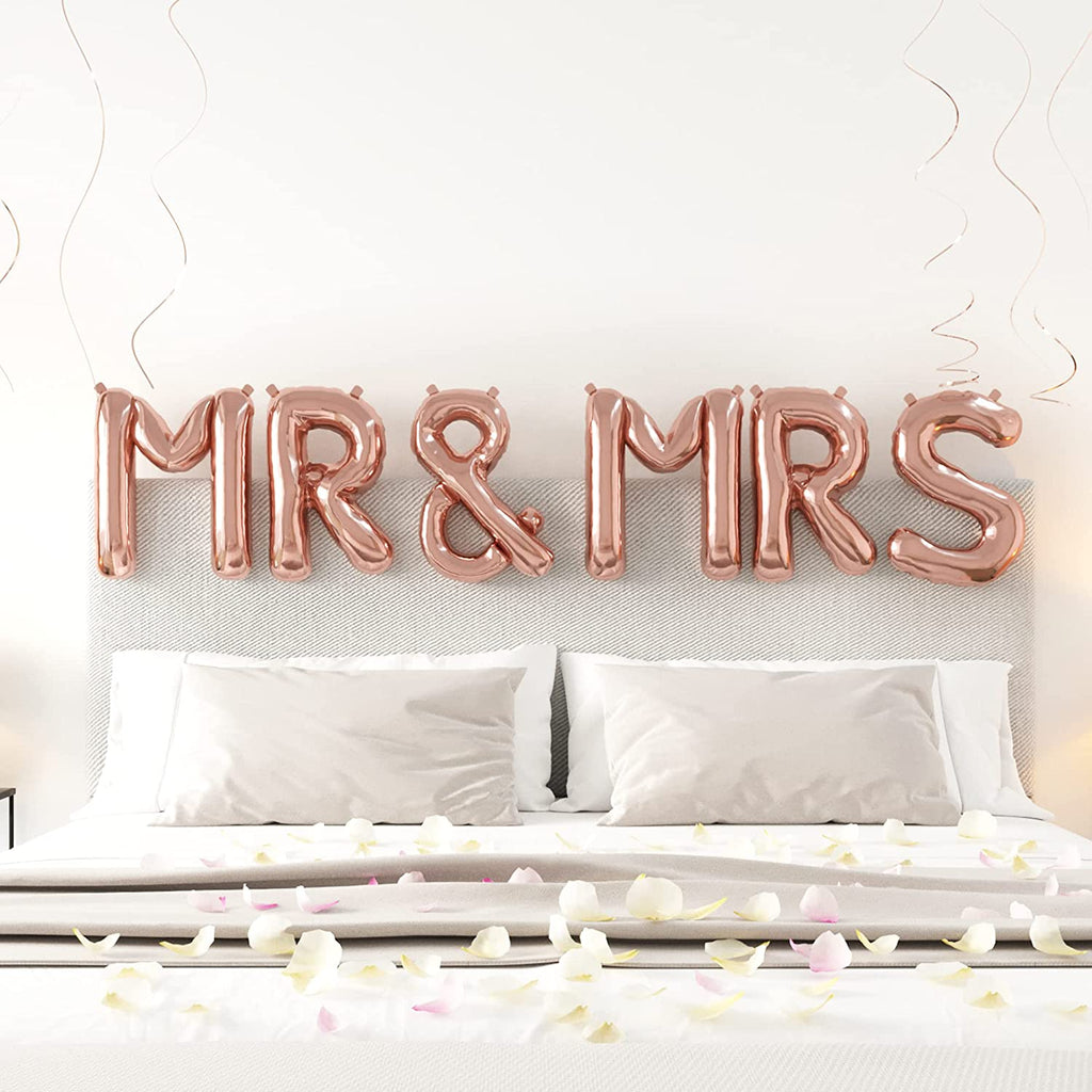 Mr and Mrs Balloons - Rose Gold (16 Inch) - House of Party