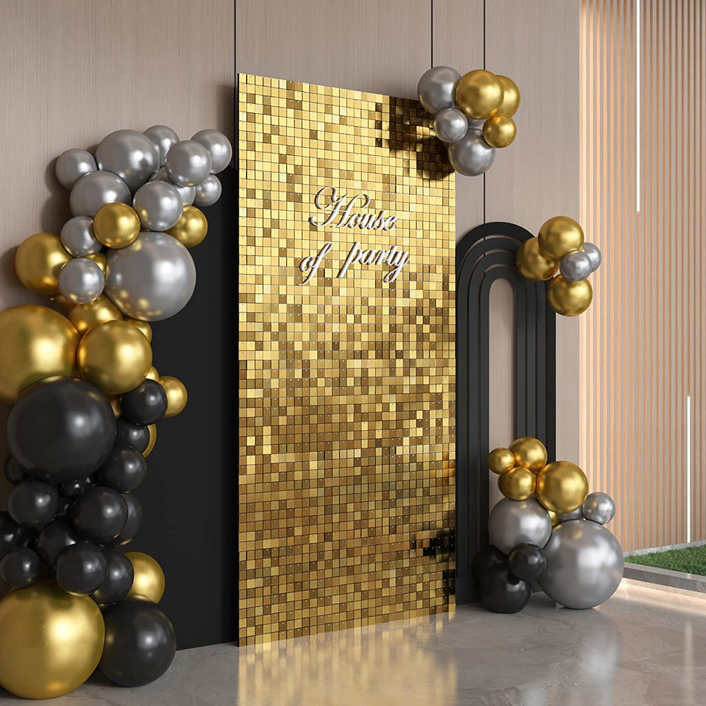 Square Sequin Shimmer Wall Panels - House of Party