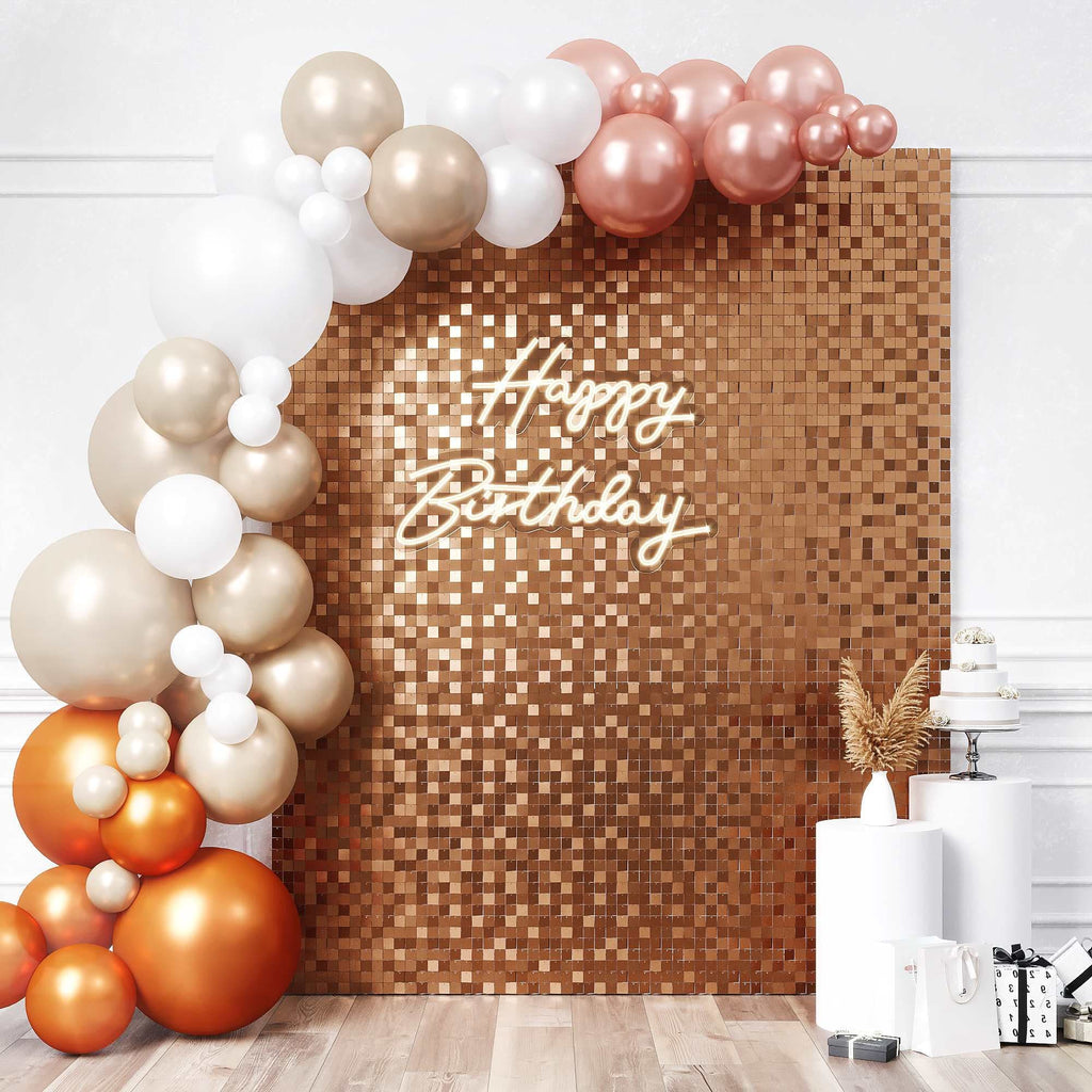 Matte Coffee Shimmer Wall  Panels(Pack of 24)