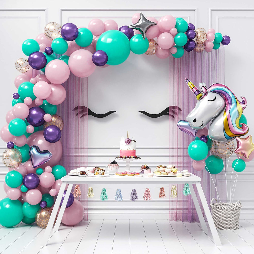 Unicorn Balloon Garland Kit