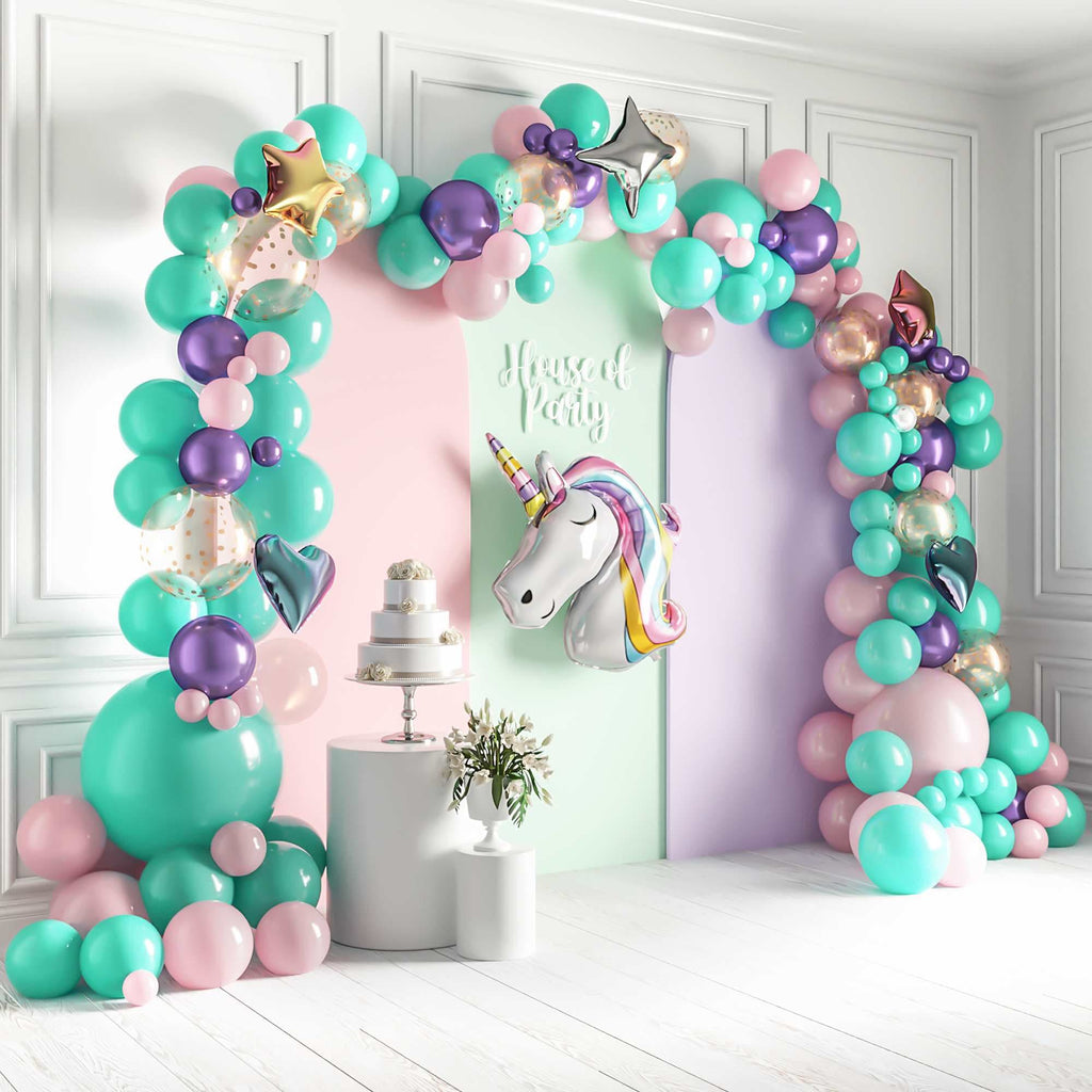 Unicorn Balloon Garland kit House of Party