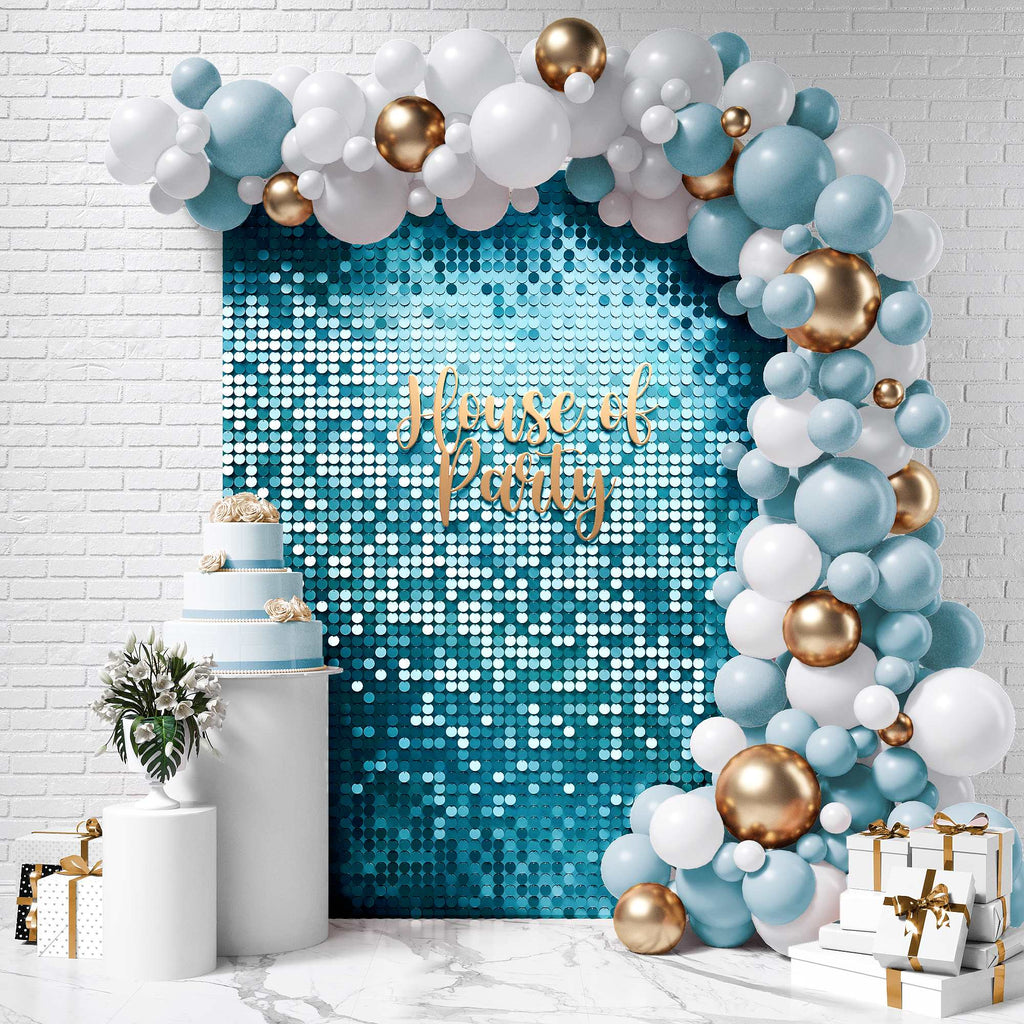 Round Sequin Shimmer Wall (Pack of 24) - House of Party