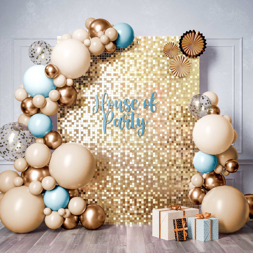 Square Sequin Shimmer Wall (Pack of 24) - House of Party