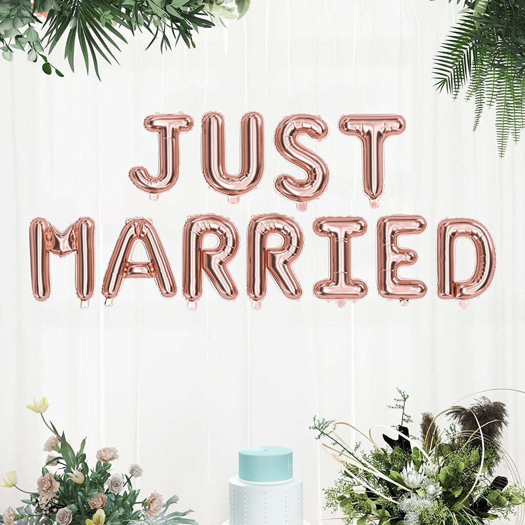Just Married Foil Balloons - House of Party