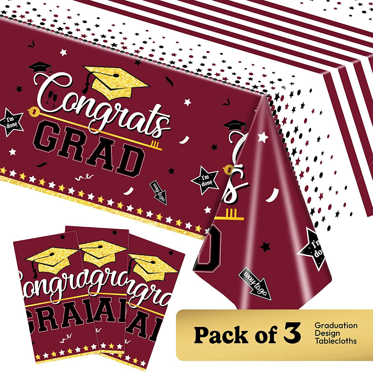 Congrats Grad Graduation Tablesclothes - House of Party
