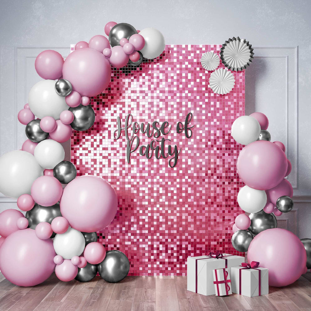 Square Sequin Shimmer Wall (Pack of 24) - House of Party