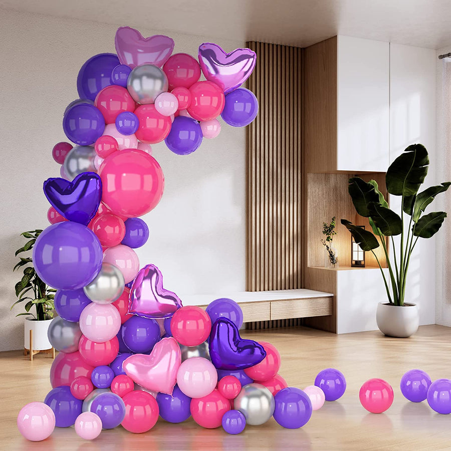 Pink Red & Purple Balloons