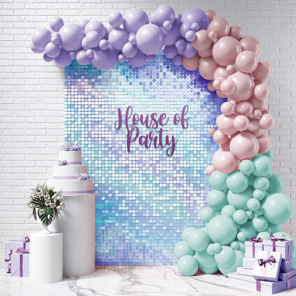 Round Sequin Shimmer Wall (Pack of 24) - House of Party