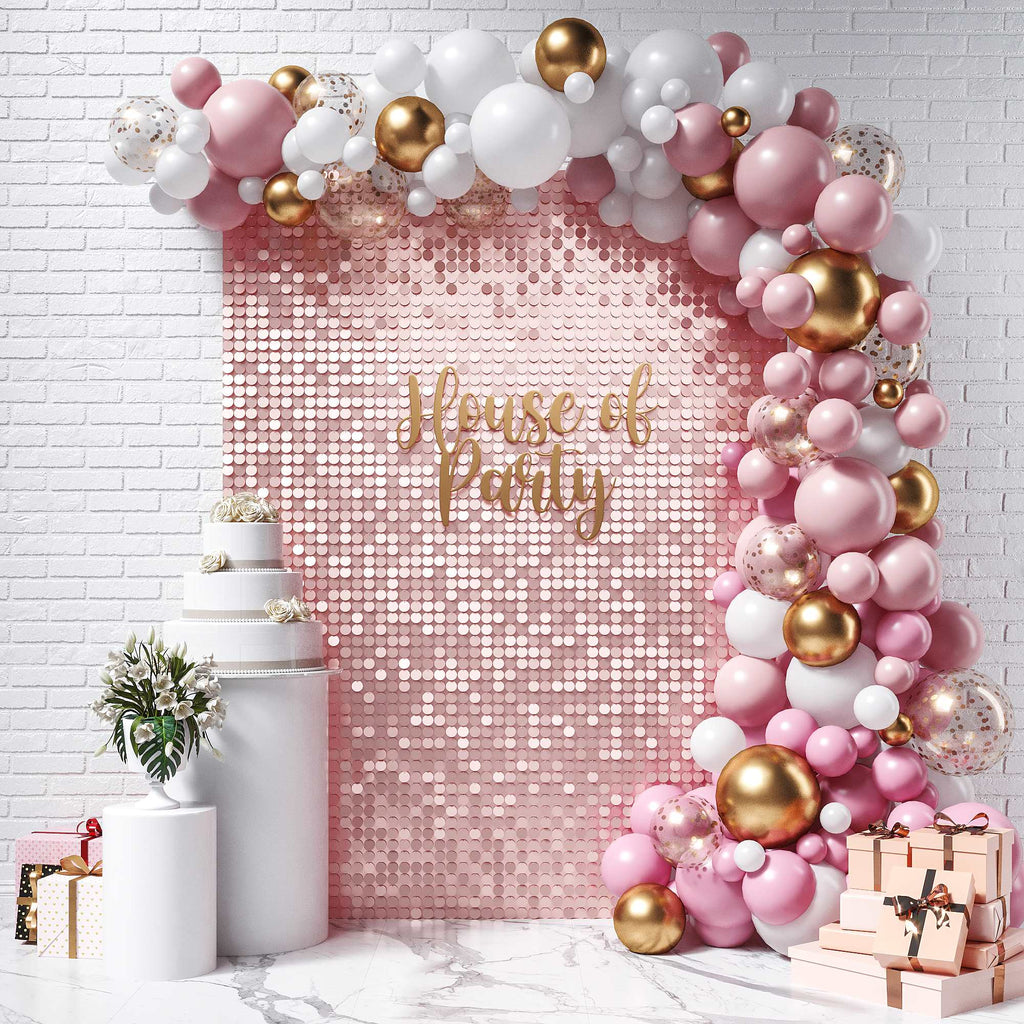 Round Sequin Shimmer Wall (Pack of 24) - House of Party