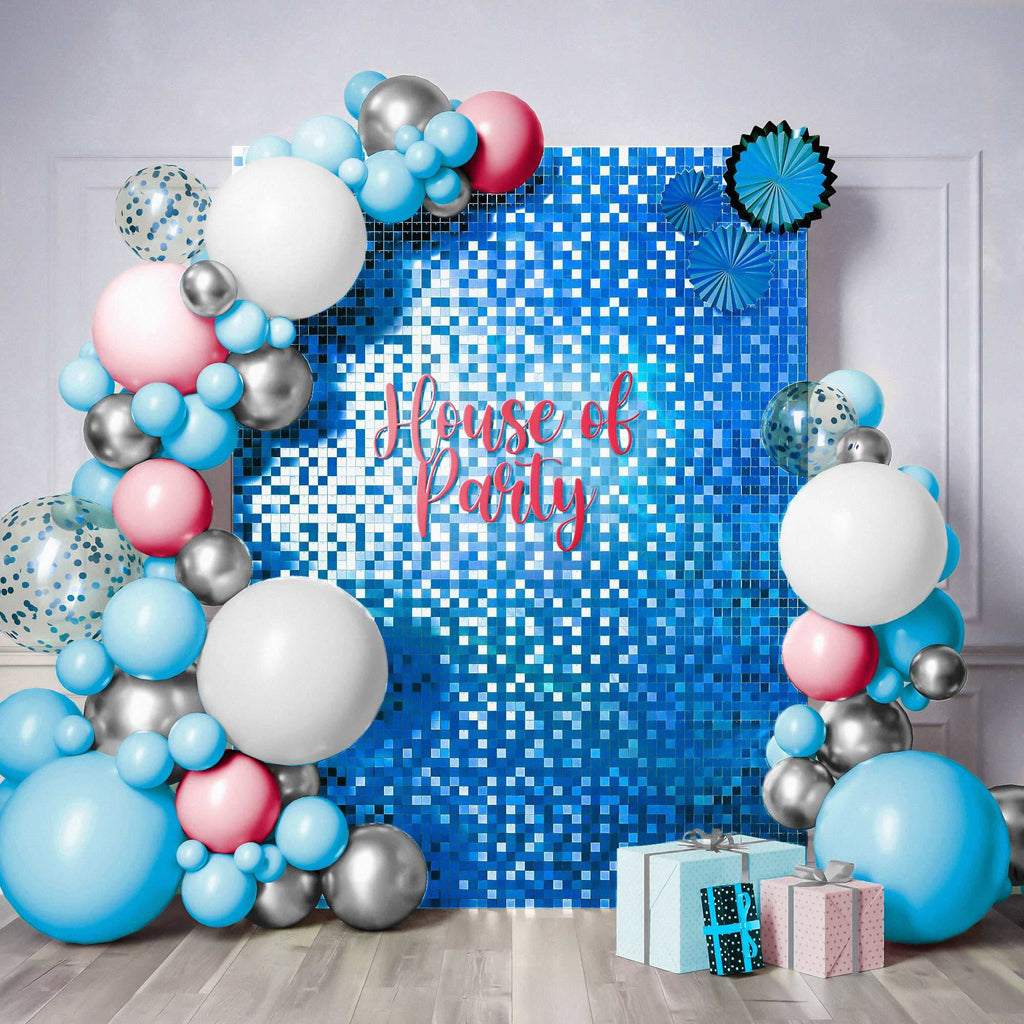 Square Sequin Shimmer Wall (Pack of 24) - House of Party